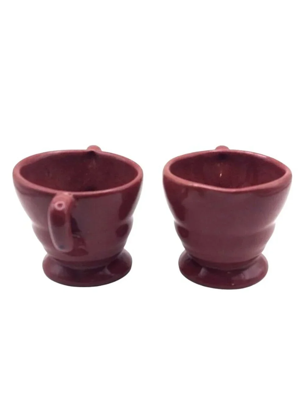 Dryden Pottery Arkansas Red Creamer Open Sugar Bowl Set #108 Collectible Vintage